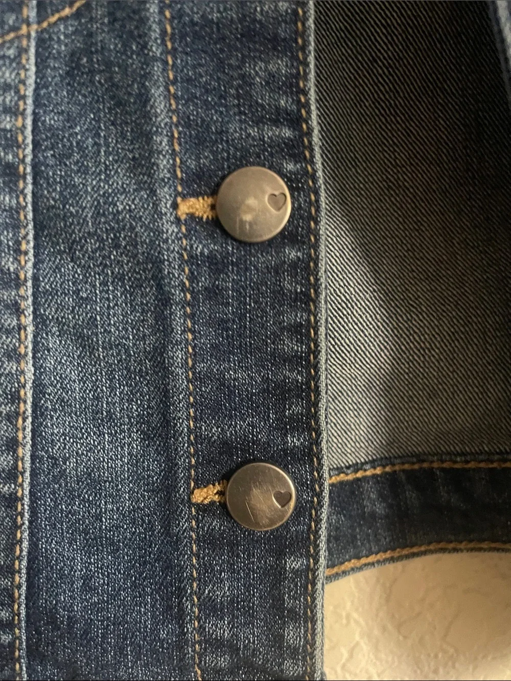 The Children's Place Dark Blue Denim Jean Jacket